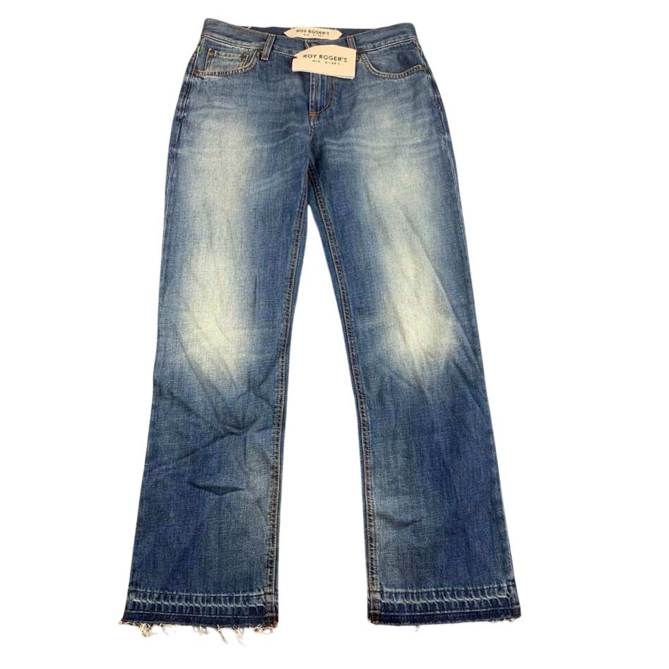 Roy Rogers Jeans Women 28 Sofia Old Glory Straight Blue 90s Style Italy Made Nwt